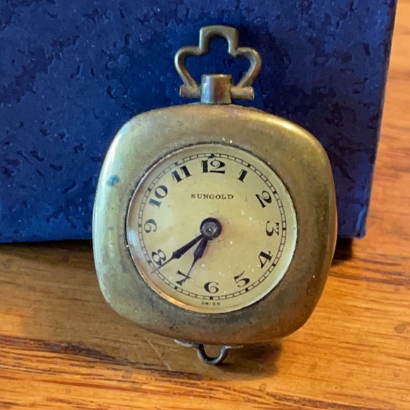 Vintage FLAMBEAU WATCH CO Sungold Pocket Watch 💞 - Picture 17 of 17